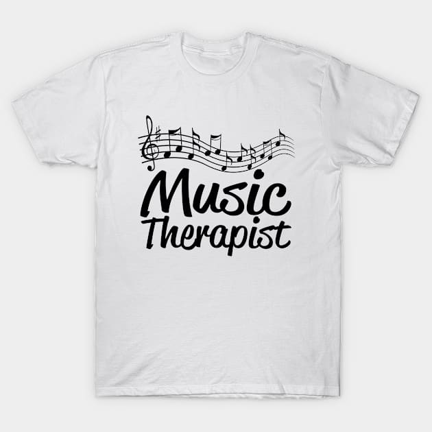 Music Therapist T-Shirt by uniquearts